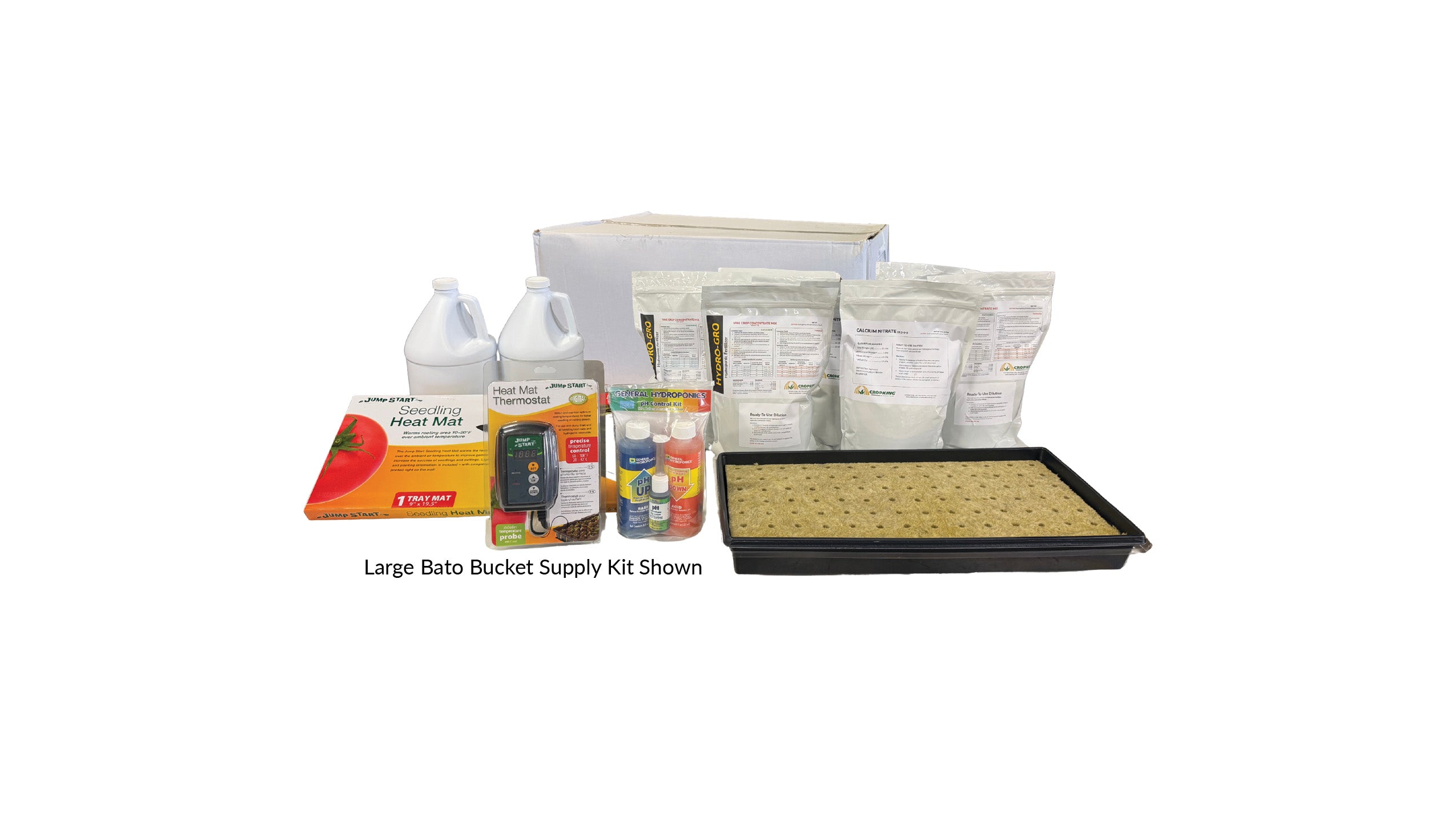 Bato Bucket Hydroponic Growing Supply Kit