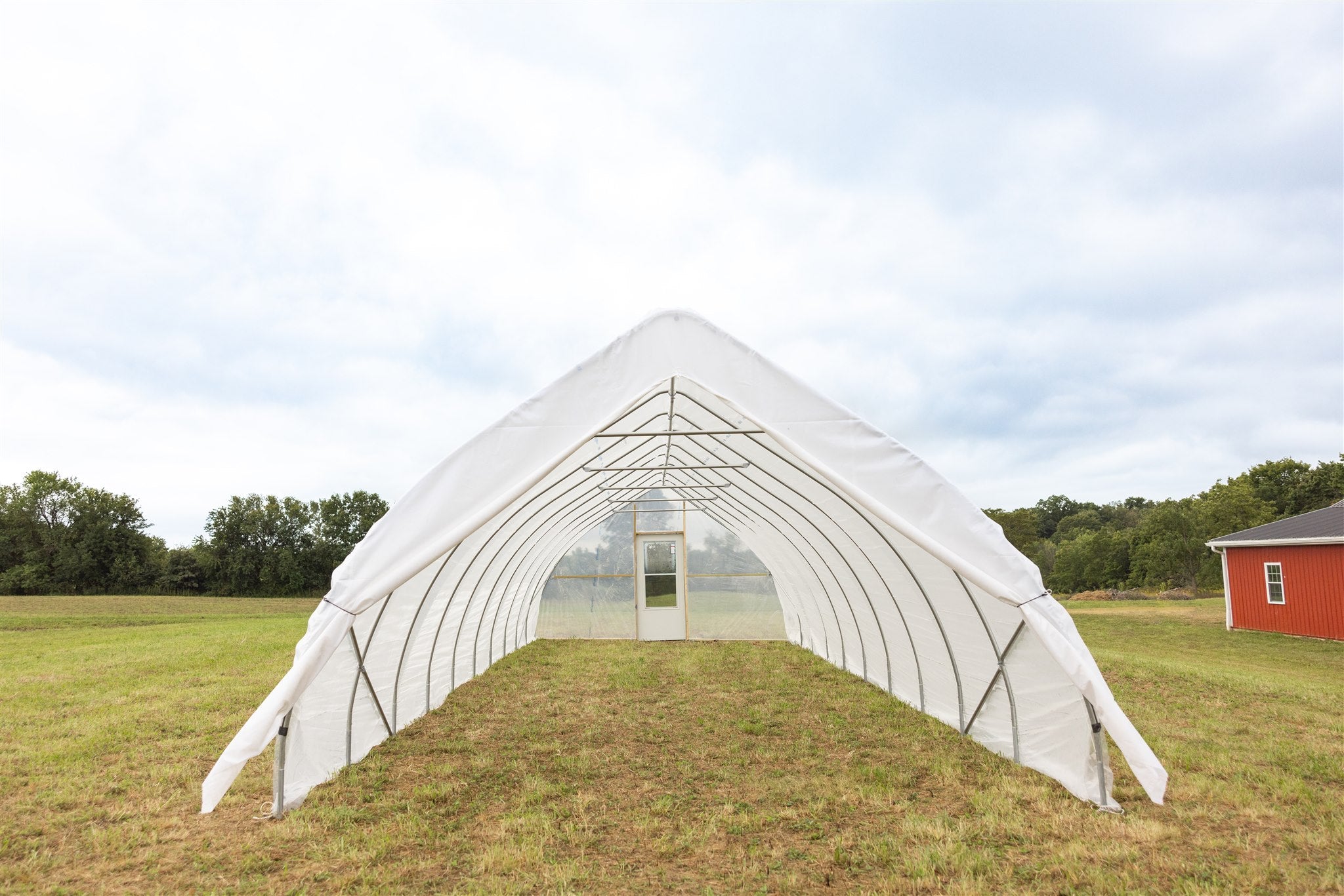 Caterpillar Zippered Tarp End Wall