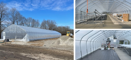 Just Farmin' Greenhouse Construction